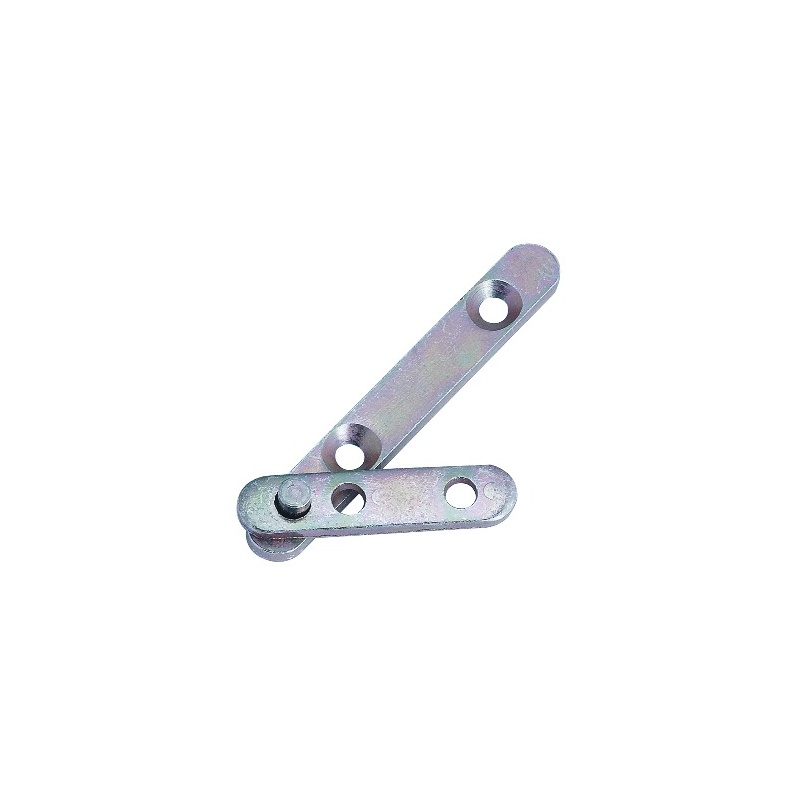 Pivot hinge, steel, with short flange (pivot hinge rd.st.galv.40/65mm
